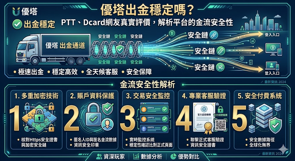 優塔出金穩定嗎？PTT、Dcard網友真實評價，解析平台的金流安全性