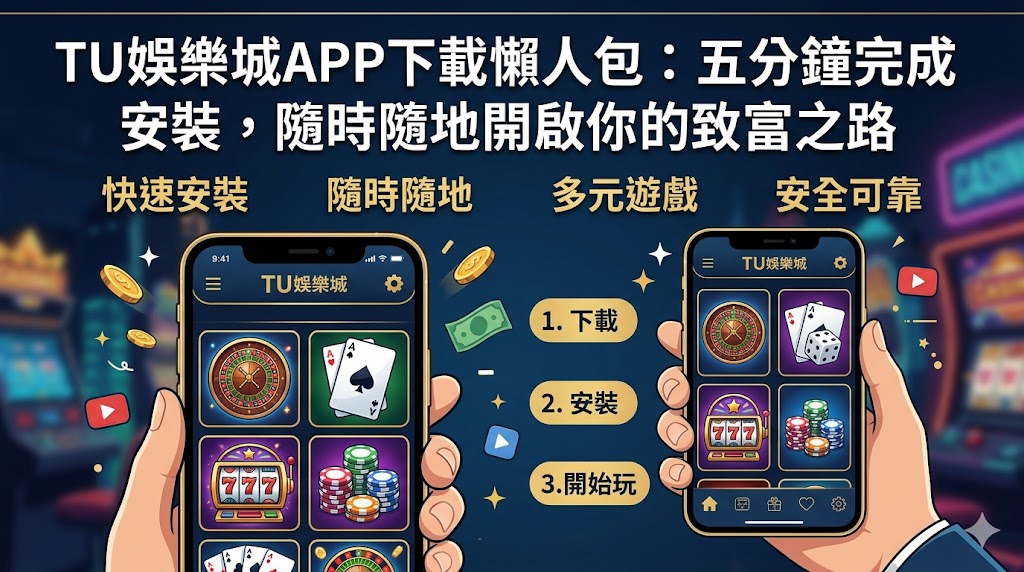 TU娛樂城APP下載懶人包：五分鐘完成安裝，隨時隨地開啟你的致富之路