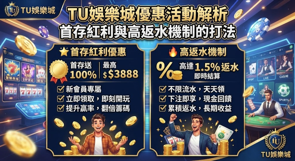 首存紅利與高返水機制的打法 首存紅利與高返水機制的打法