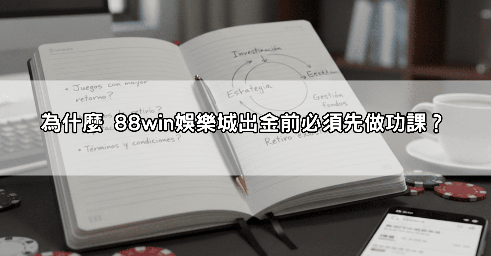 為什麼 88win娛樂城出金前必須先做功課？